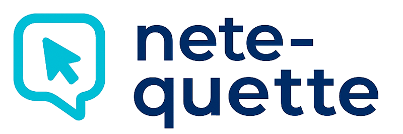 nete-quette logo – digital etiquette guidance brand
